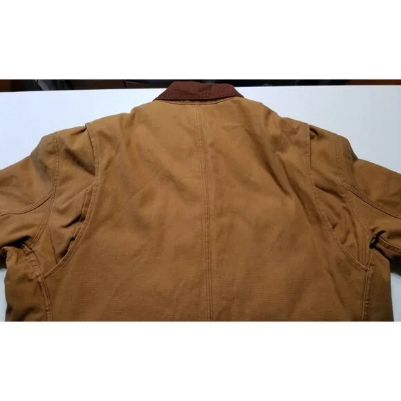Northeast Outfitters Full Zip Canvas Quilt Lined Chore Barn Coat Jacket Men XXL - Picture 15 of 16